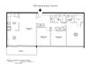 3 bedroom, 1.5 bathroom with a balcony